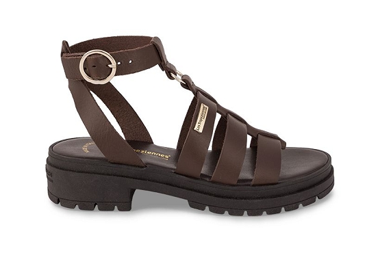 Les tropeziennes sandales nu pieds c331374 tobo chocolate5991901_2