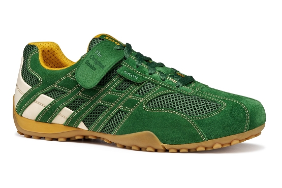 Geox baskets sneakers u55mna c3000 cuir green5998001_1