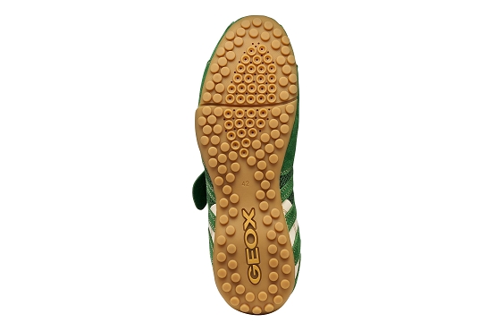 Geox baskets sneakers u55mna c3000 cuir green5998001_4