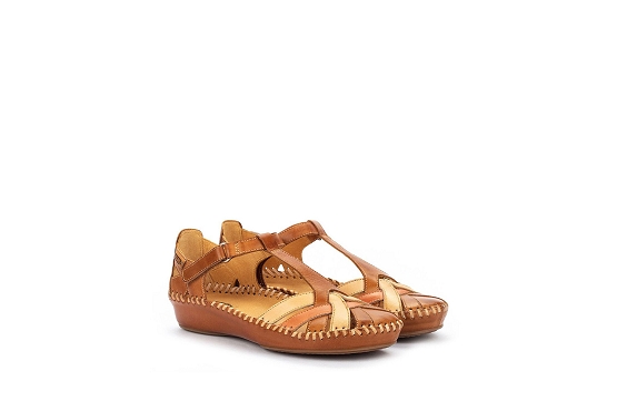 Pikolinos sandales nu pieds p.vallarta 655.0732c5 cuir brandy6001901_3