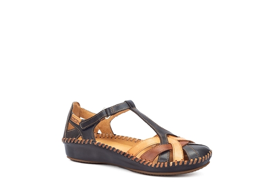 Pikolinos sandales nu pieds p.vallarta 655.0732c5 cuir navy6002001_1