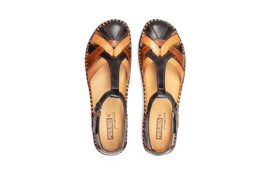 Pikolinos sandales nu pieds p.vallarta 655.0732c5 cuir navy6002001_5