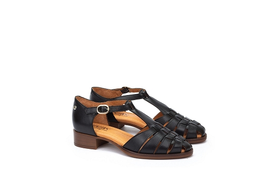Pikolinos sandales nu pieds valencia w7d.1835 cuir noir6002301_3