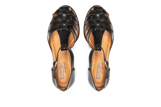 Pikolinos sandales nu pieds valencia w7d.1835 cuir noir6002301_5