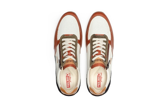 Pikolinos baskets sneakers liverpool m2a.6292c2 cuir brick6002601_5
