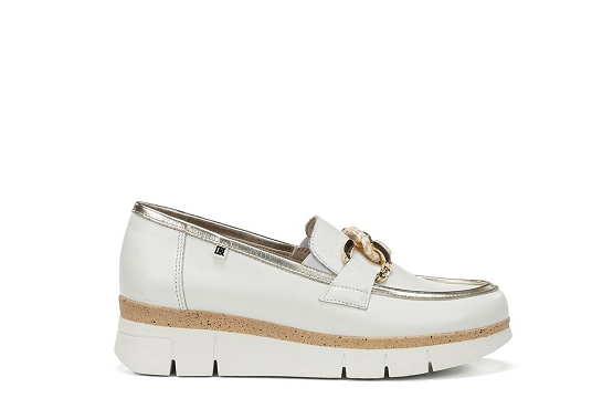 Fluchos mocassins d9691.sula cuir blanc6002801_2
