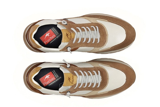 Fluchos baskets sneakers f2192 cuir camel6003301_4