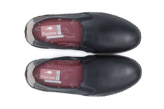 Fluchos mocassins f1174 cuir noir6003601_4