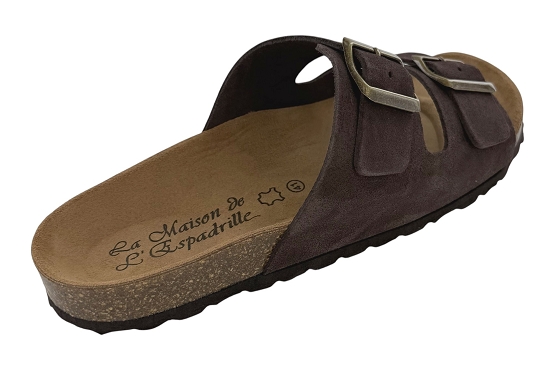 La maison de lespadrille nu pieds sandales 3566.8 marron6006201_2
