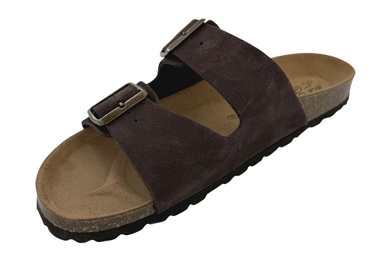 La maison de lespadrille nu pieds sandales 3566.8 marron6006201_3