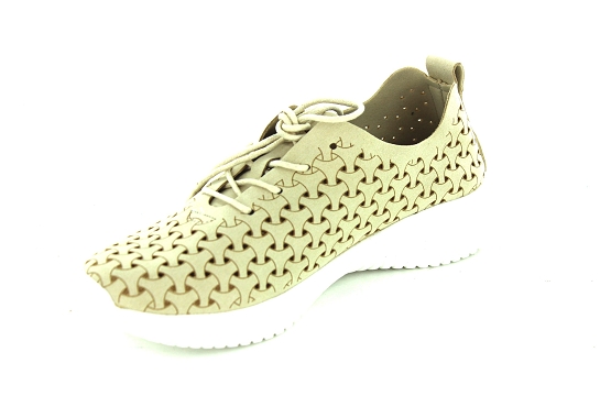 Eoligeros baskets sneakers liberte cuir beige6007901_2