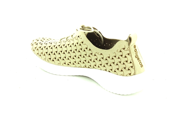 Eoligeros baskets sneakers liberte cuir beige6007901_3