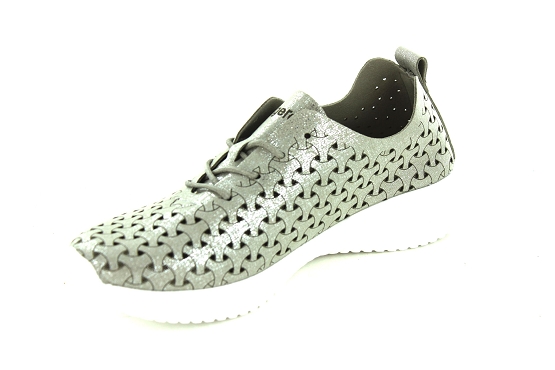 Eoligeros baskets sneakers liberte cuir plomb6008401_2