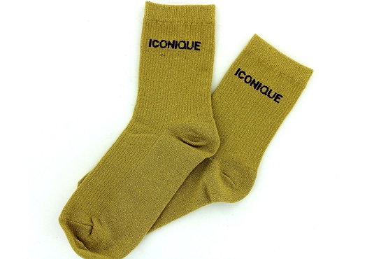 Mile mila chaussettes socks.iconique moutarde6011501_1
