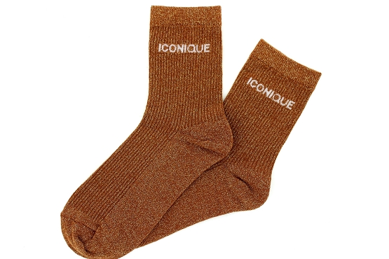 Mile mila chaussettes socks.iconique camel6011701_1