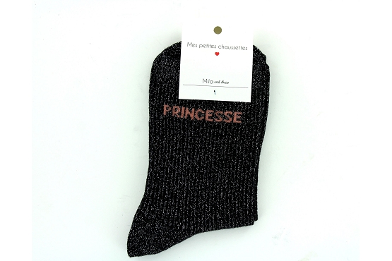 Mile mila chaussettes socks.princesse noir6012501_2