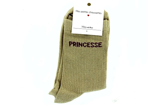Mile mila chaussettes socks.princesse beige6012701_2
