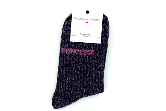Mile mila chaussettes socks.princesse violet6012801_2