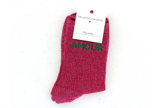 Mile mila chaussettes socks.amour fushia6012901_2