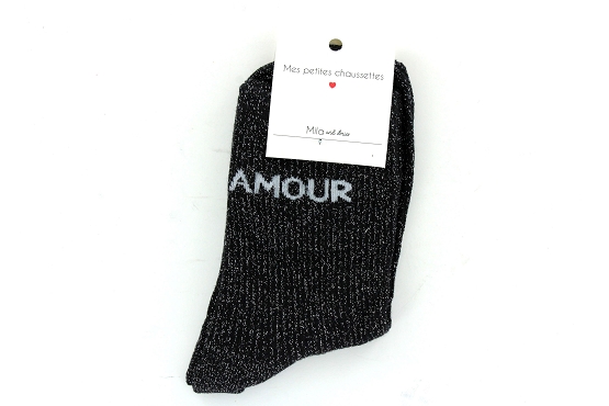Mile mila chaussettes socks.amour noir6013101_2