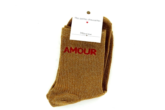 Mile mila chaussettes socks.amour ocre6013201_2