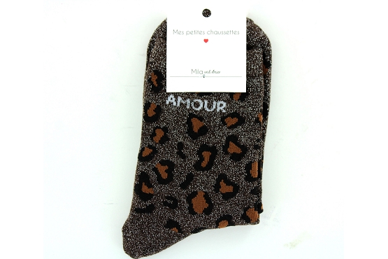 Mile mila chaussettes socks.amleo chocolat6013401_2
