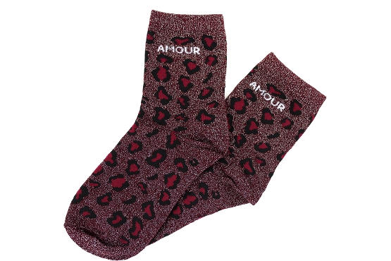 Mile mila chaussettes socks.amleo bordeaux6013501_1