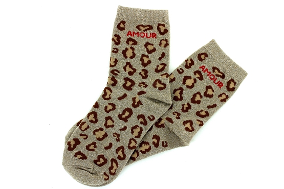 Mile mila chaussettes socks.amleo taupe6013701_1