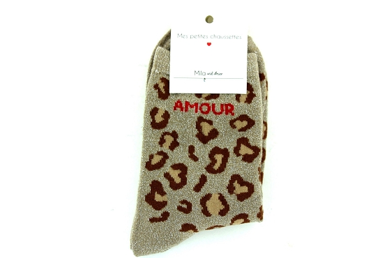 Mile mila chaussettes socks.amleo taupe6013701_2