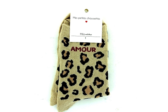 Mile mila chaussettes socks.amleo beige6013801_2