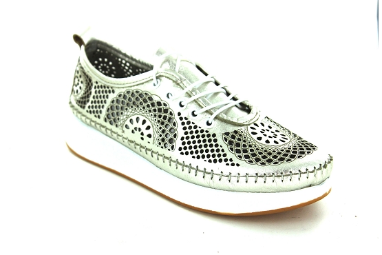 Madory baskets sneakers okapi cuir platine6019201_1