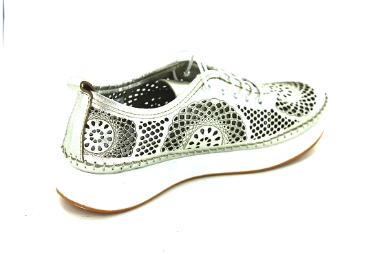 Madory baskets sneakers okapi cuir platine6019201_3