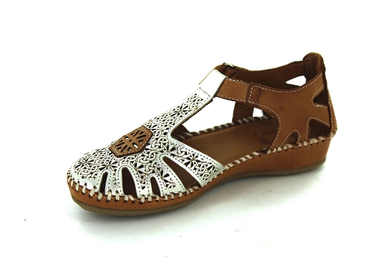 Madory baskets sneakers ekara cuir platine6019601_2