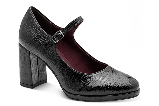 Tamaris escarpins 22462.45.028 cuir noir6044801_1