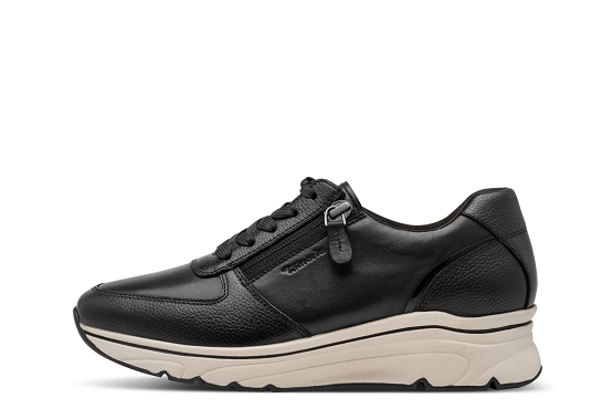 Tamaris baskets sneakers 23711.42.304 cuir noir6045701_2