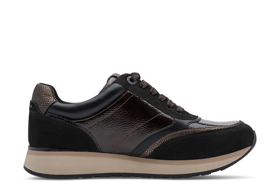Tamaris baskets sneakers 23726.43.098 cuir noir6046001_3