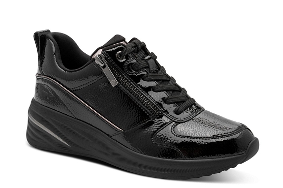 Tamaris baskets sneakers 23754.45.018 vernis noir6046301_1