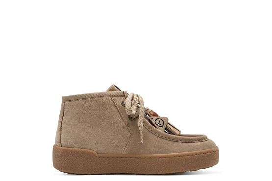 Tamaris baskets sneakers 25406.47.341 cuir taupe6048301_3