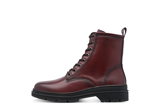 Tamaris boots bottine 25230.41.500 cuir rouge6049601_2