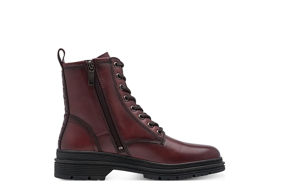 Tamaris boots bottine 25230.41.500 cuir rouge6049601_3