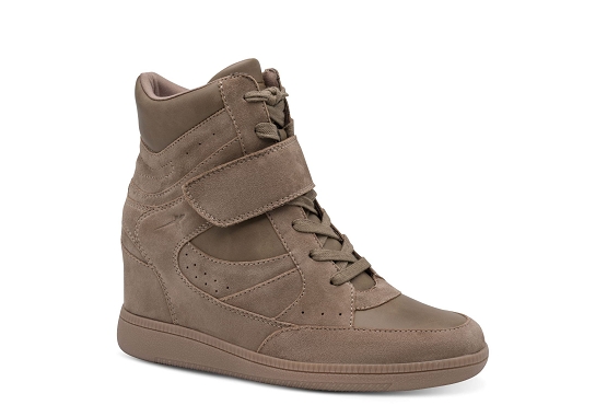 Tamaris baskets sneakers 25282.47.341 cuir taupe6050001_1