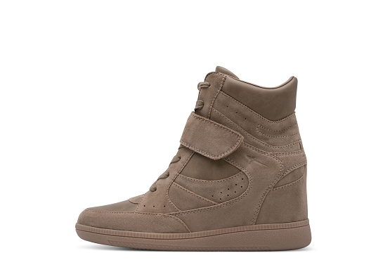 Tamaris baskets sneakers 25282.47.341 cuir taupe6050001_2