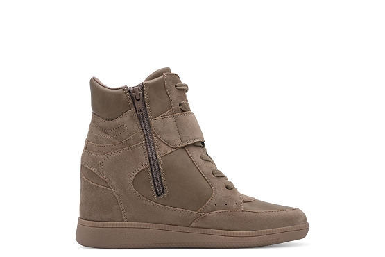 Tamaris baskets sneakers 25282.47.341 cuir taupe6050001_3
