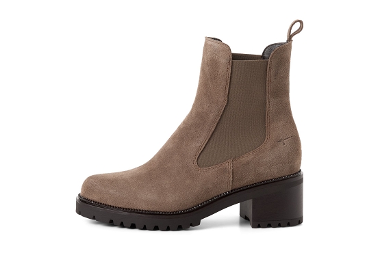 Tamaris boots bottine 25407.47.341 cuir taupe6051901_2