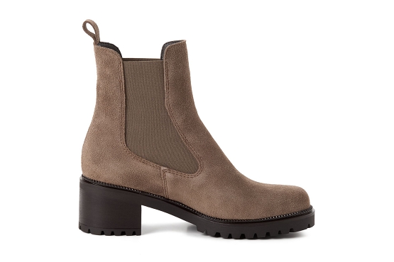 Tamaris boots bottine 25407.47.341 cuir taupe6051901_3