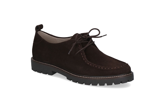 Caprice derbies lacets 22612.45.342 daim brown6056201_1