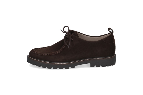 Caprice derbies lacets 22612.45.342 daim brown6056201_2