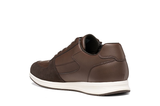 Geox baskets sneakers u65h5a 0bc22 c6005 cuir chocolat6057401_3