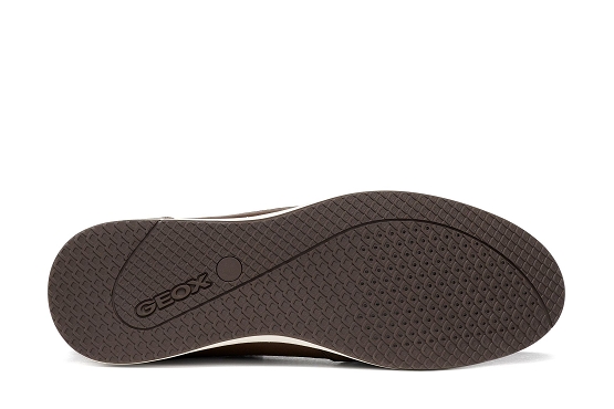 Geox baskets sneakers u65h5a 0bc22 c6005 cuir chocolat6057401_4