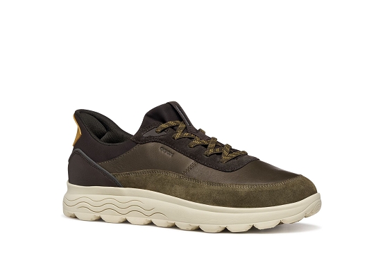 Geox baskets sneakers u56mpa 08522 c3208 cuir coffee6057501_1